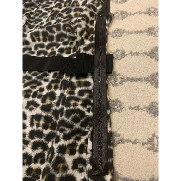 Ann Taylor Sleeveless Cheetah Print Dress 2 - Picture 2 of 5